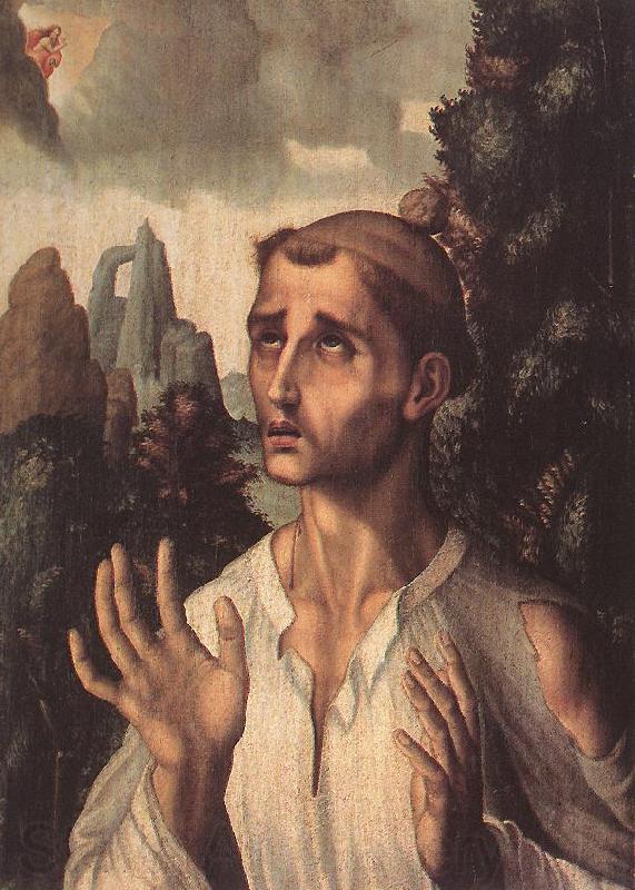 MORALES, Luis de St Stephen agy Spain oil painting art
